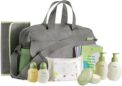 bolsa natura mamãe e bebê com trocador